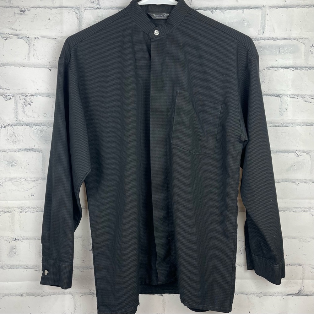 Christian Dior Boys Luxury Button Shirt Size 14 Collared Long Sleeve